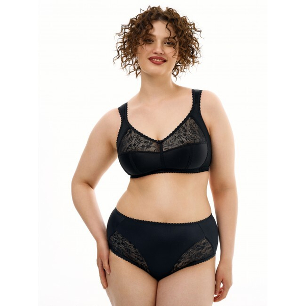 Трусы Sermija Melissa слипы высокие (черный)