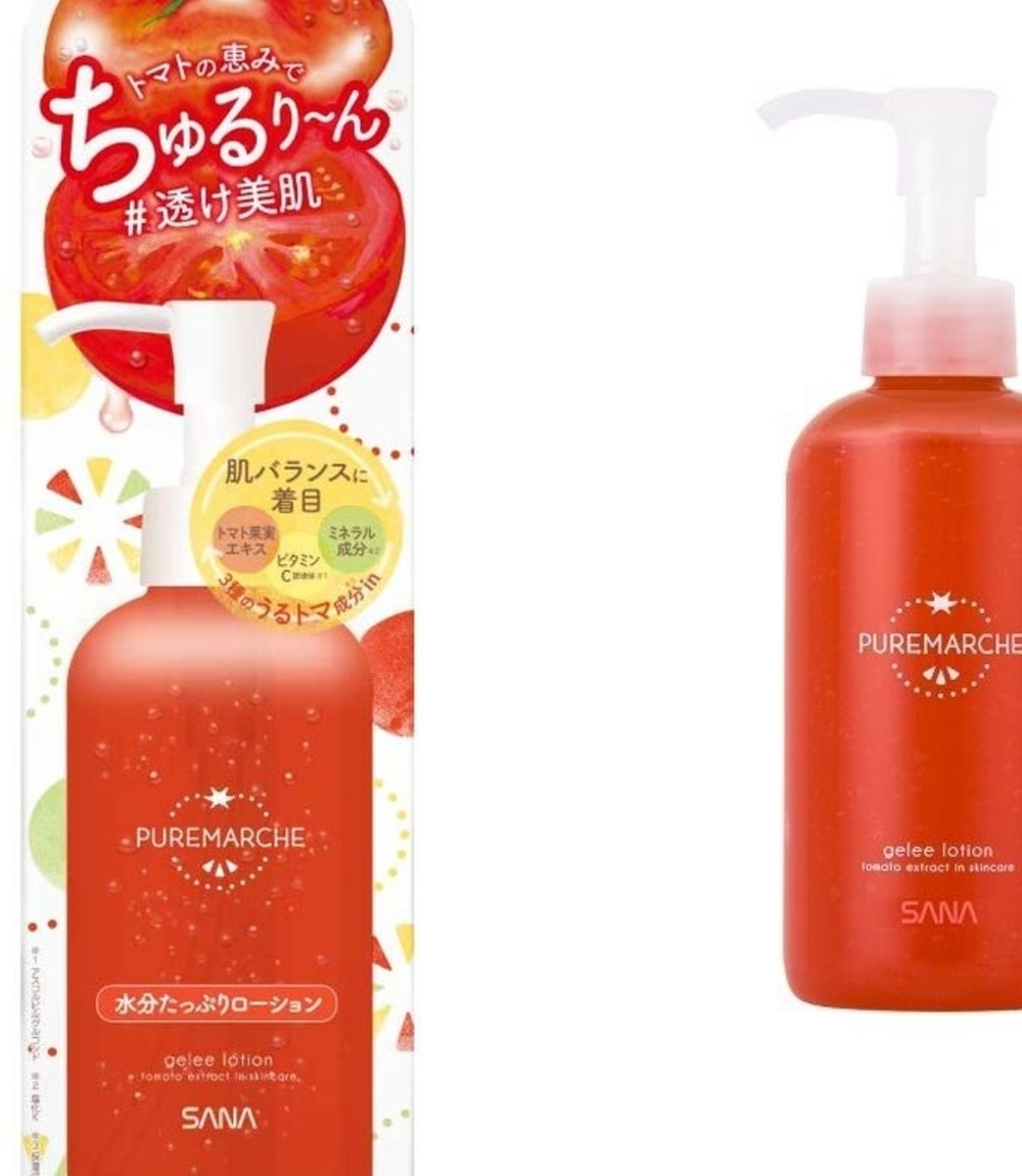 SANA Puremarche Gelee Lotion - таящее желе с ликопинами томатов для увлажнения и сияния