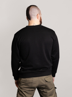 Свитшот Варгградъ мужской чёрный «Сарынь на кичку - 2» без начёса