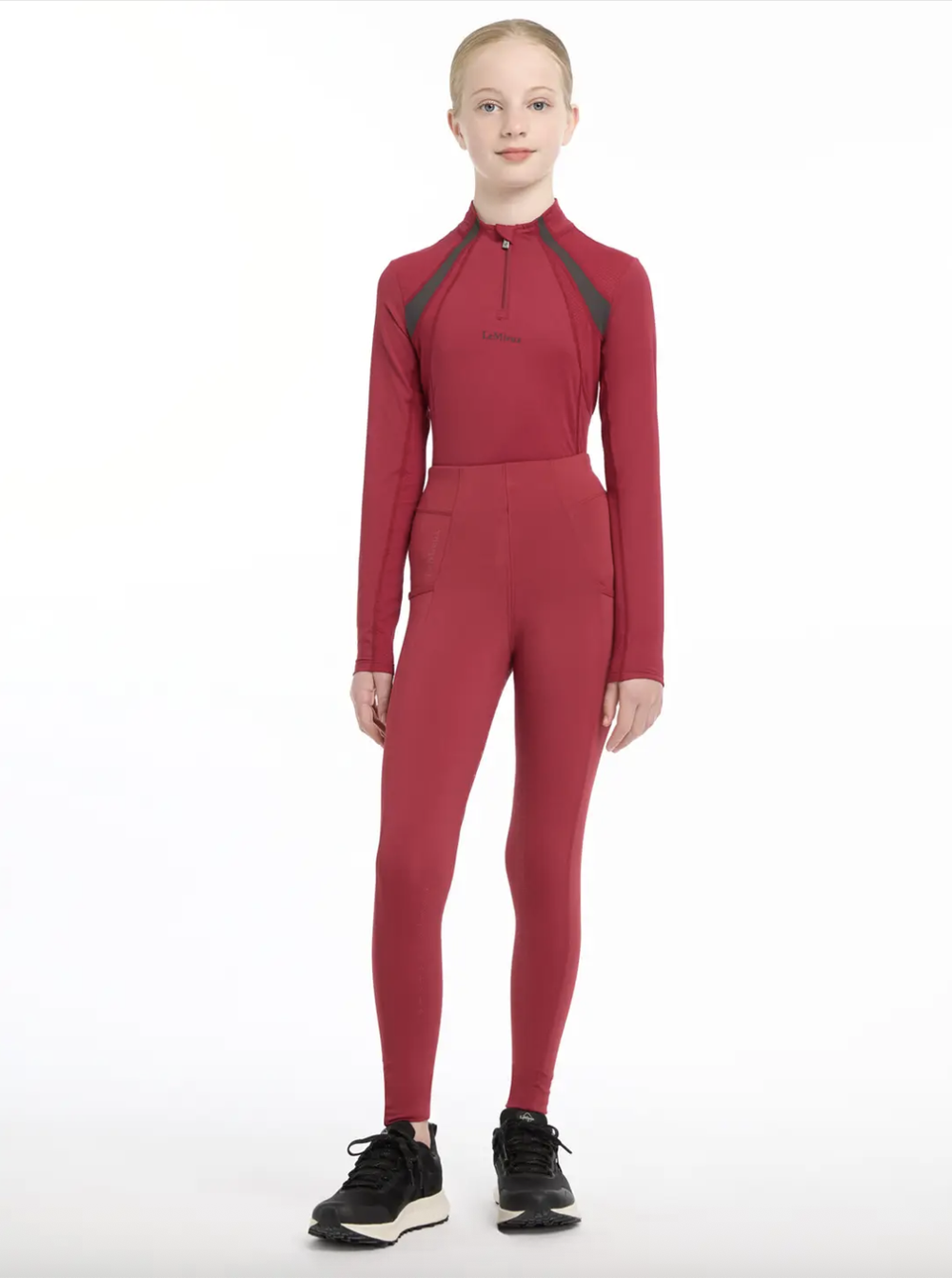 Бреггинсы детские с полной леей LeMieux Young Rider Orla Pull Ons Ember