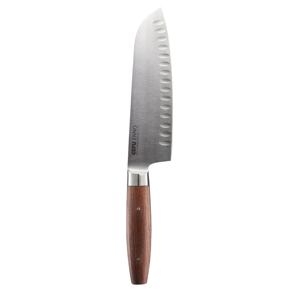 GEFU Enno 18 см нож Santoku с желобками