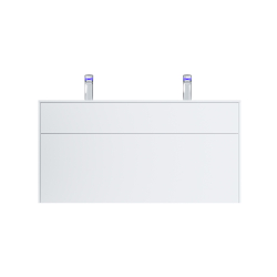 M50AFHX1203WM Inspire V2.0, База под раковину, подвесная, 120 см, 3 ящика, push-to-open, белый матов