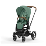 Коляска Cybex Priam IV 2 в 1 цвет Leaf Green на шасси Chrome Brown