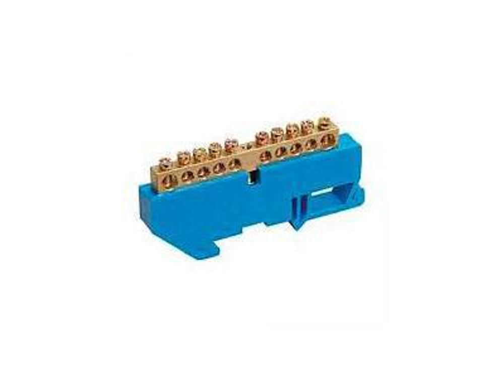 Шина N "ноль" на DIN-изол ШНИ-6х9-6-Д-С ИЭК