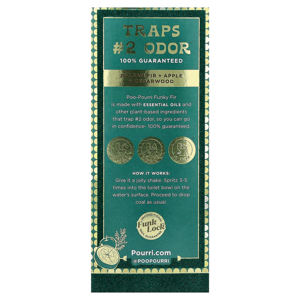 Poo-Pourri, Before-You-Go®, спрей-освежитель для туалета, с ароматом ели, 59 мл (2 жидк. унции)