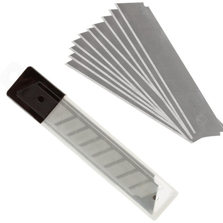 Лезвие для ножей по гипсокартону Практик 19*0,6мм (коготь) 5шт