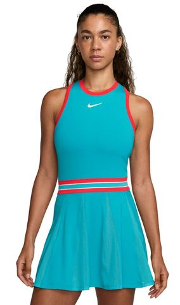 Теннисное платье Nike Court RG Dri-FIT Slam Tennis - пыльный кактус/светлый малиновый/белый