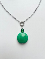 Комплект украшений из муранского стекла: колье, серьги