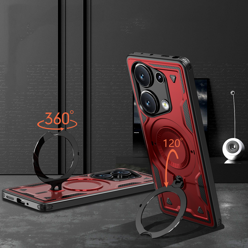 Чехол Magneto Case с кольцом для Xiaomi Redmi Note 13 Pro 4G
