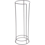 Набор кружек на стойке 280мл «Золотой узор», цвет розовый