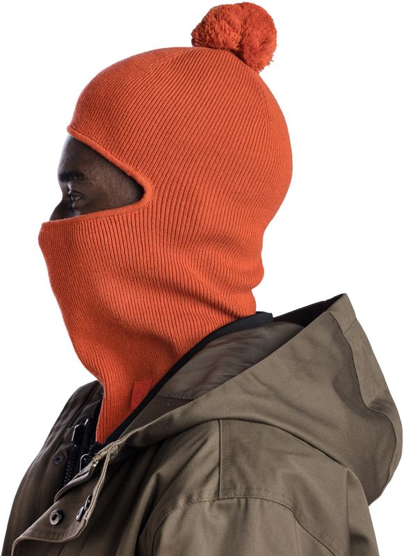 Балаклава вязаная Buff Knitted Balaclava Nilan Orange Red Фото 6