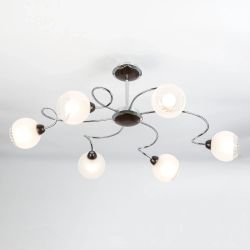 Citilux Одиссей CL130161 Люстра на штанге Венге Хром