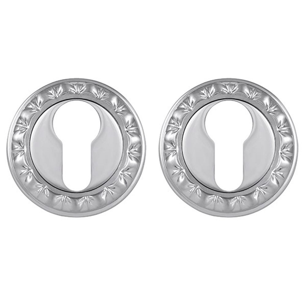 Накладка под цилиндр ET MT CP-8 хром