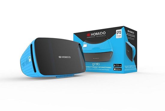 Очки виртуальной реальности для смартфонов Homido Grab Blue