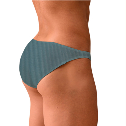 Мужские трусы слипы бирюзовые ADANNU AN7118-11