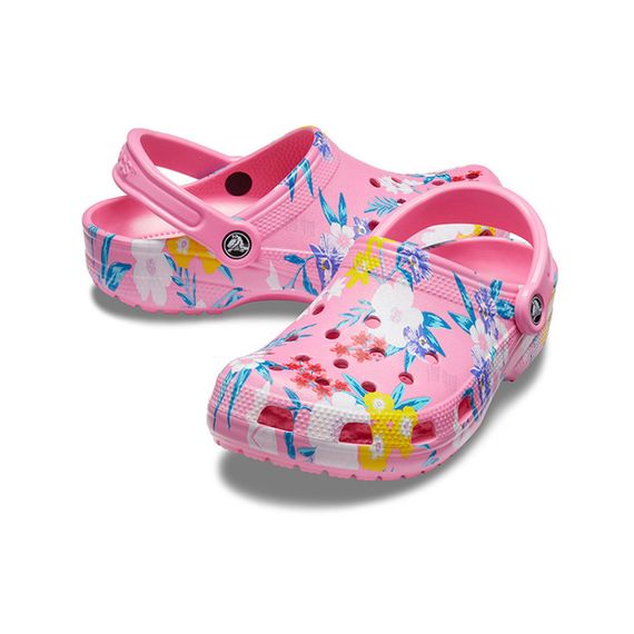Crocs Classic Printed 'Floral Pink'