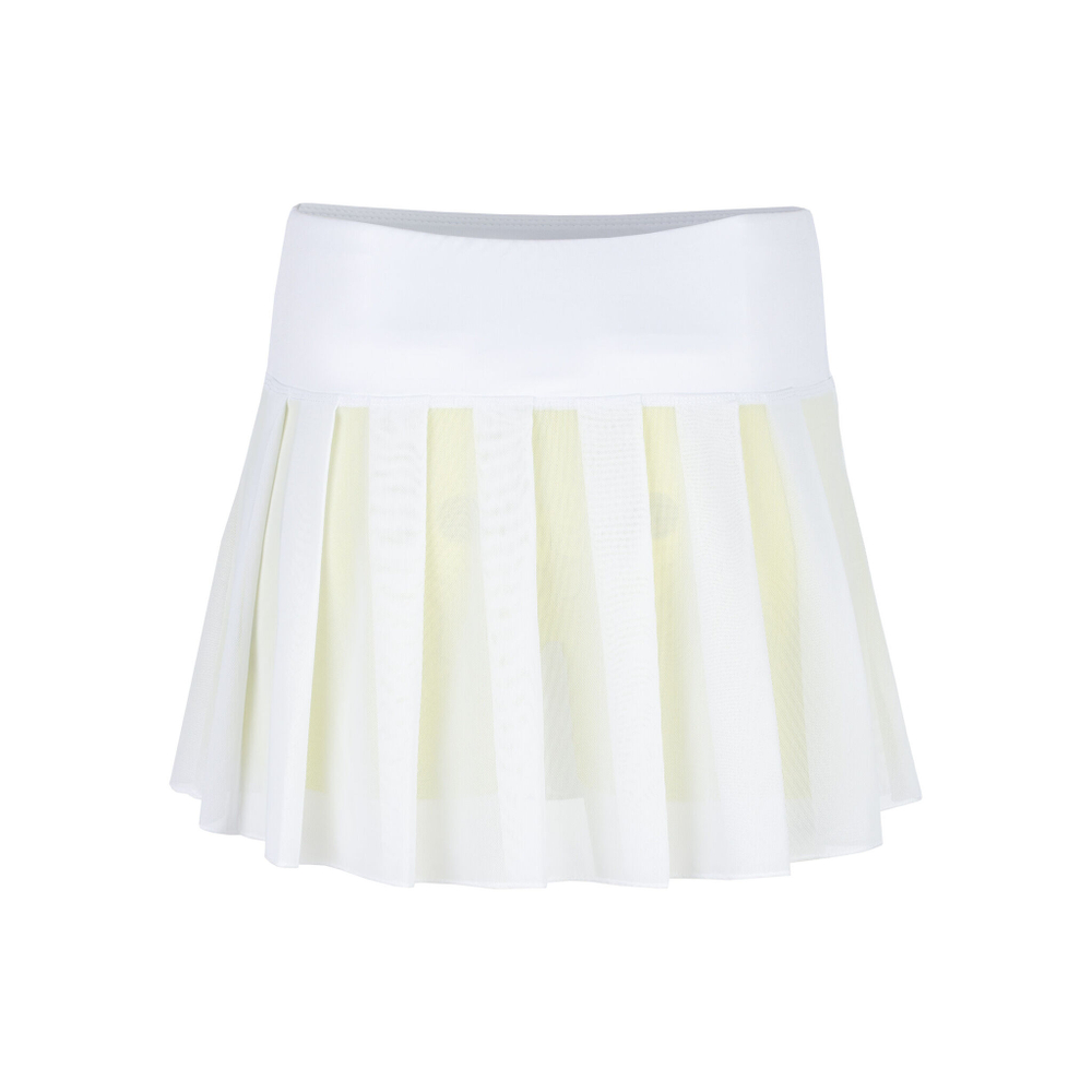 Женская теннисная юбка Fila Jeanne Skirt Women - White, Yellow