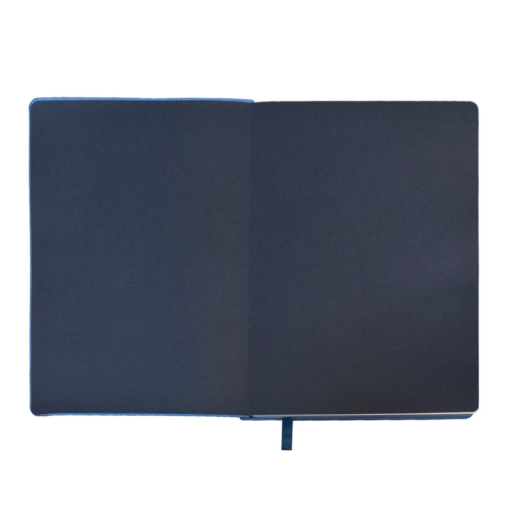 Блокнот NIKA soft touch Синий