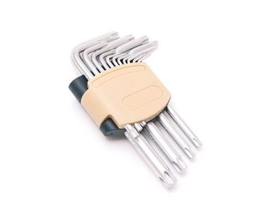 Набор ключей TORX Г-образных, 15пр.(Т6, T7, T8, T9, Т10, Т15, Т20, Т25, Т27, Т30, Т40, Т45, Т50, Т55, Т60)в пластиковом держателе RockForce##Rock FORCE RF-5151
