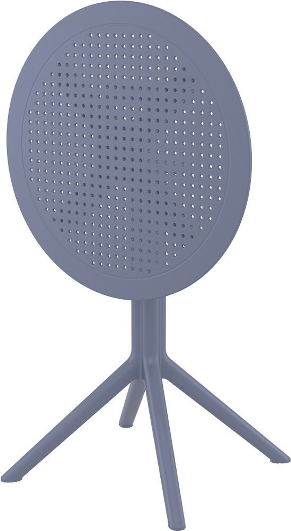 Комплект пластиковой мебели Siesta Contract Sky Folding 60 Cross, темно-серый