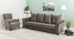 Диван кровать Ирис, Коричневый