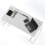 Cтол письменный Ингар  Д132 132x58x76, белый