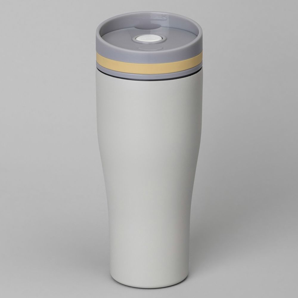 ТЕРМОКРУЖКА AGNESS "КОФЕ-СЮДА" 360МЛ