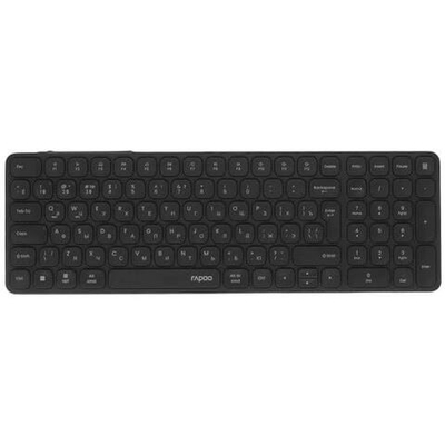 Беспроводная мембранная клавиатура Rapoo E9350L Русифицированная раскладка ISO 96%, 99 клавиш. Ультратонкая