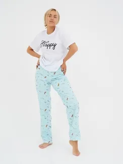 Брюки женские KAFTAN Light р. 40-42, голубой