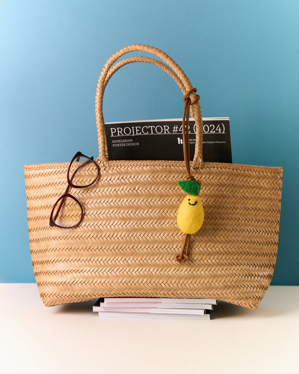 Сумка-тоут TOSCANA NEW L соломенного цвета