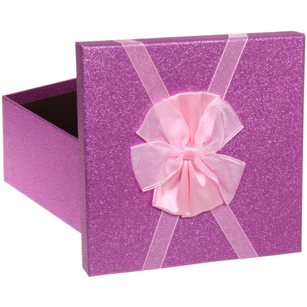 Коробка подарочная «Мечта» 19,5*19,5*9,5 см, лаванда