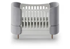 Кроватка-трансформер KIDI Soft антивандальная ткань (серый)
