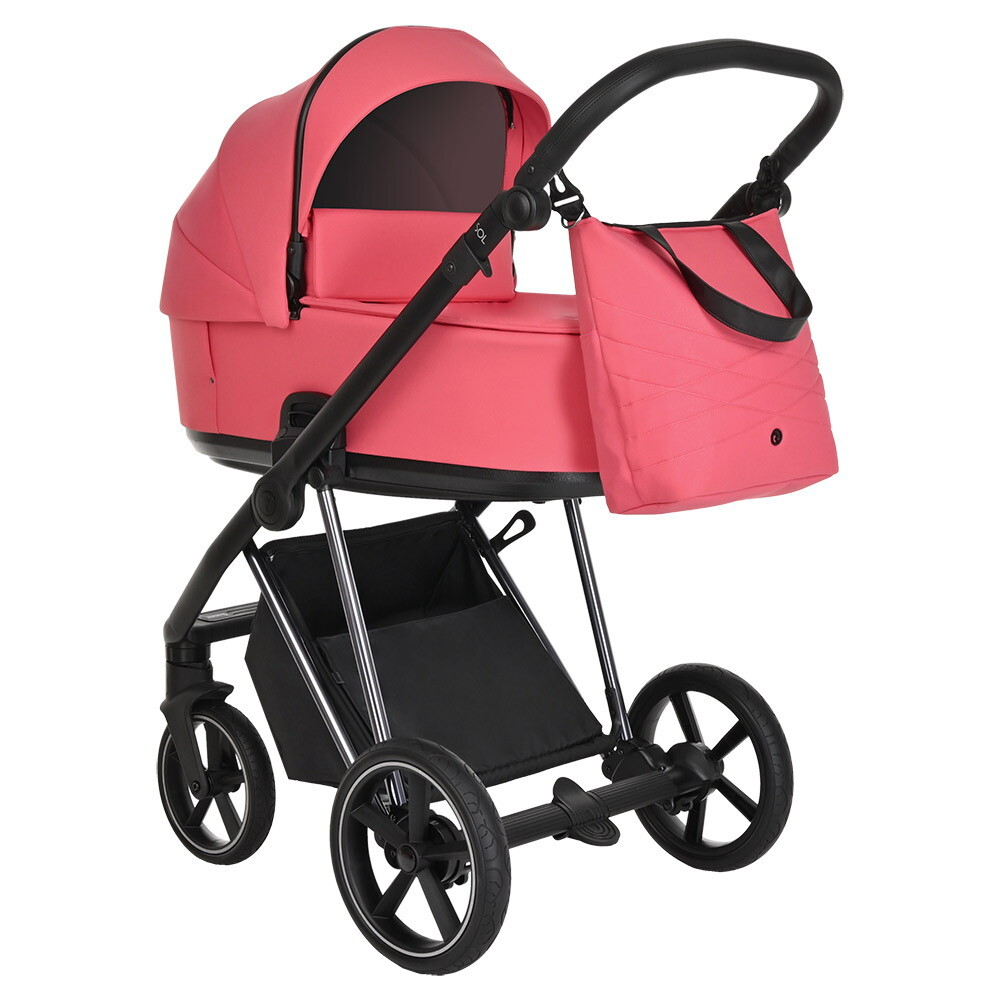 Детская коляска Roan Sol Luxury 2 в 1 RSL/4048 Viva Magenta/Nikiel