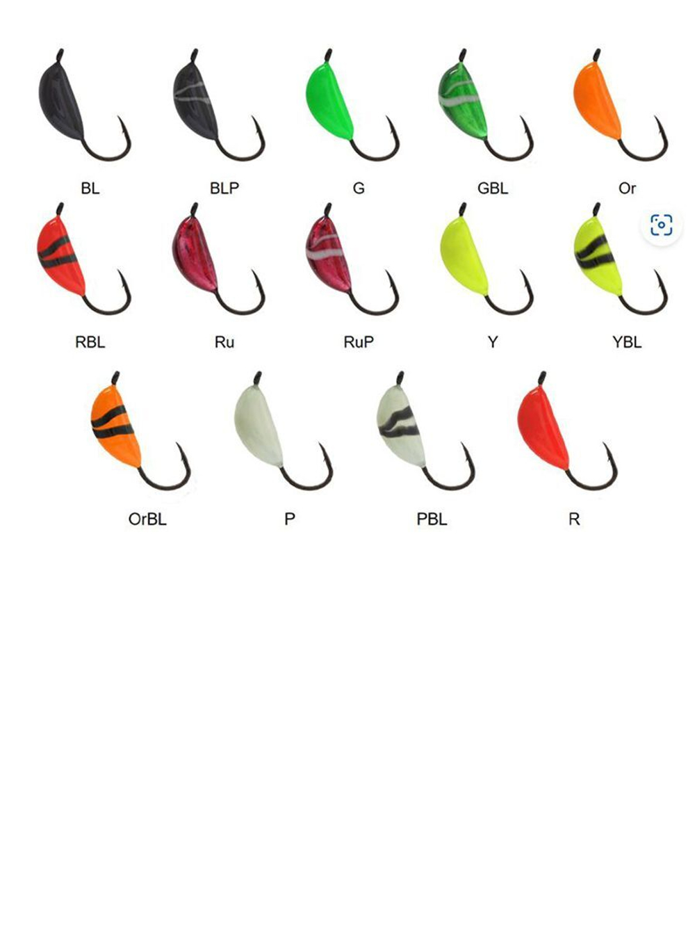 Мормышка вольфрамовая БАНАН С УШКОМ, Or, 10 шт 0,4 г