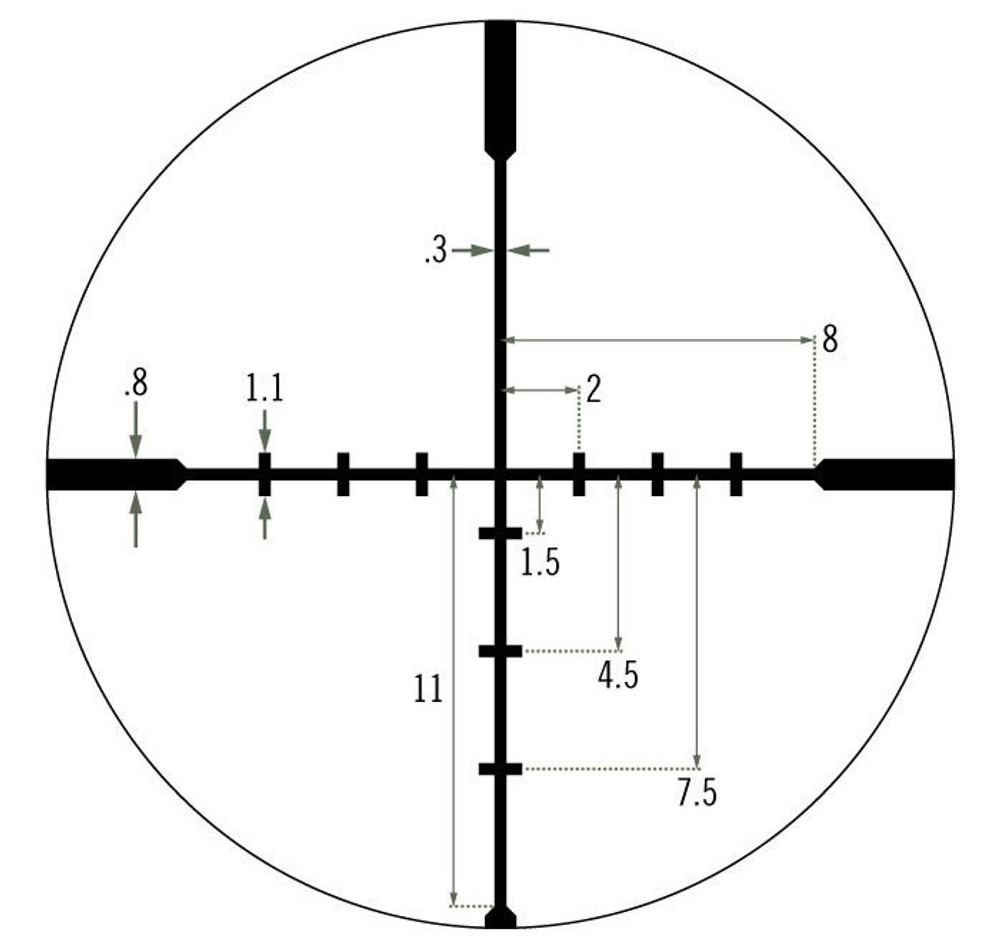 Прицел оптический VORTEX CROSSFIRE II 4-12х44 BDC