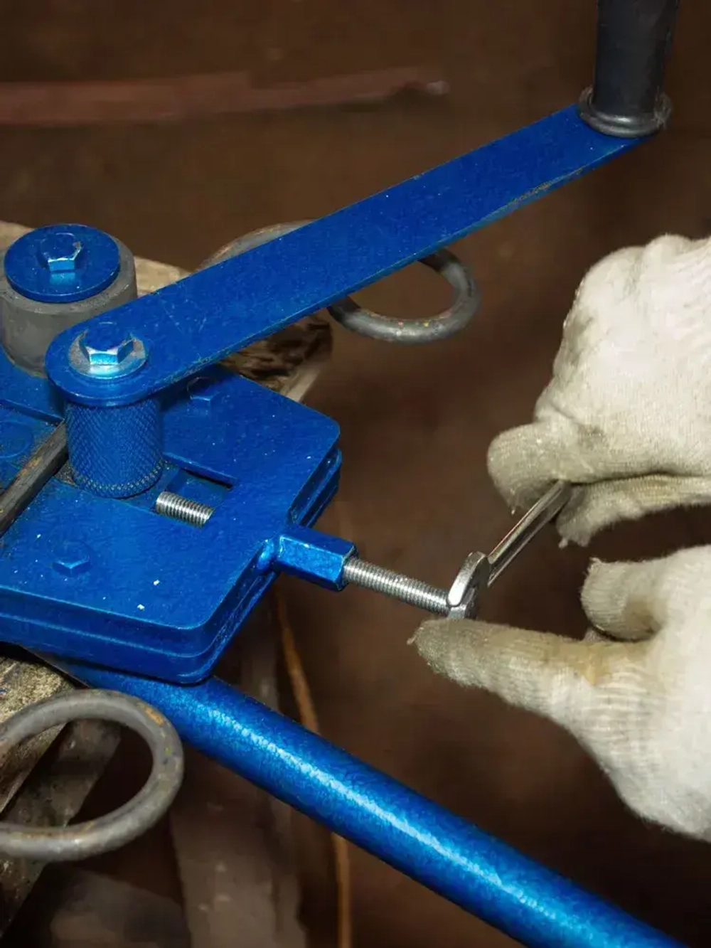 Станок холодной ковки Гнутик Булат/для римских завитков, дуг и колец разного диаметра