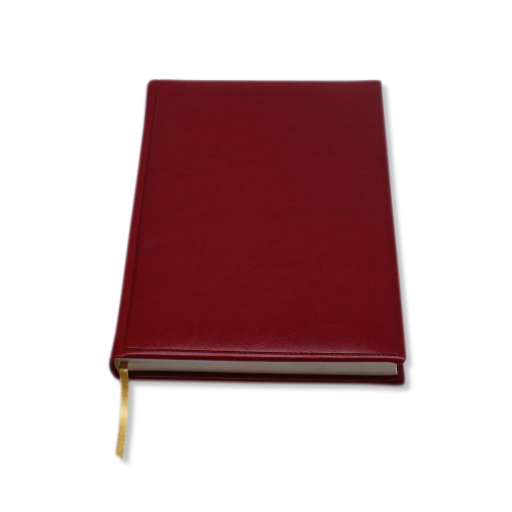 Ежедневник Lediberg Nebraska кремовый блок Красный