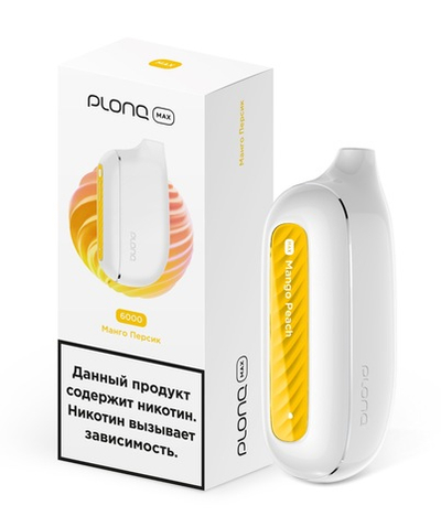 Plonq MAX 6000 - Манго персик