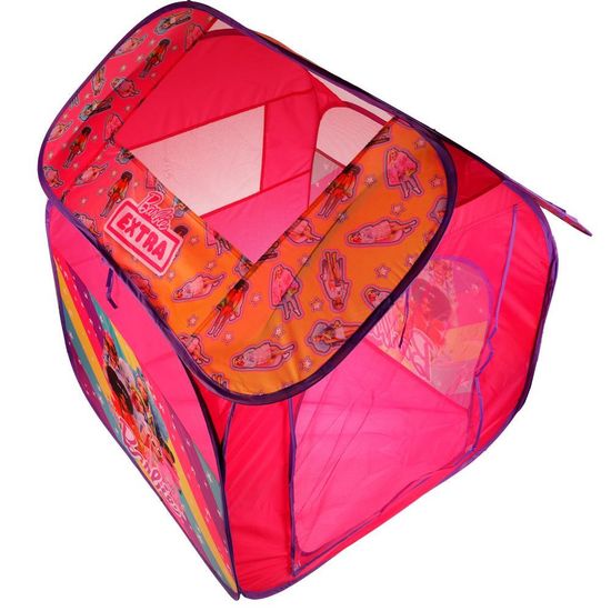 Палатка детская игровая БАРБИ 83х80х105см, в сумке Играем вместе