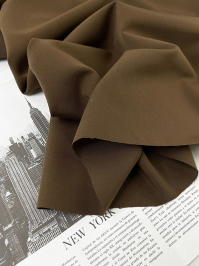 ШОКОЛАД - Костюмная ткань Гальяно (КРВ477 Олеся)