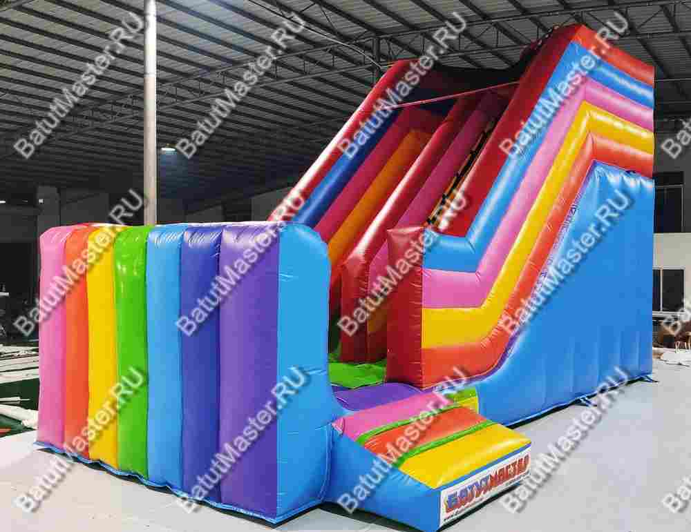 Надувная горка "В гостях у клоуна" 6,5*3*4 м