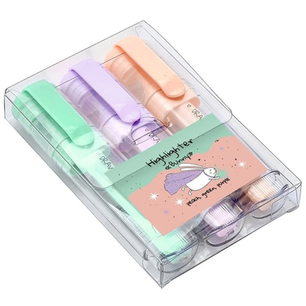 Тексто-выделители Babumi 3 цвета