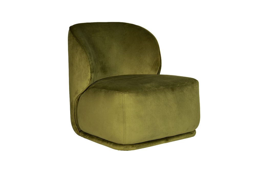 Кресло Capri Basic, велюр оливковый Н-Йорк32 80*90*82см