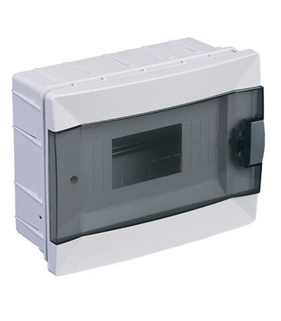 Бокс встраиваемый белый с пластиковой крышкой на 12 модулей IP40, СП, Makel 63012