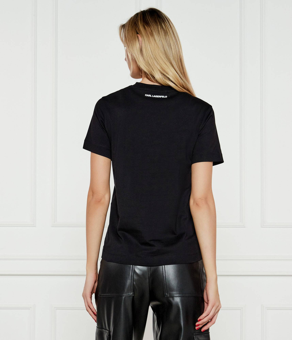 Футболка IKON SKETCH CHOUPETTE Karl Lagerfeld - черный(A1W17128)