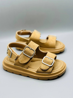 Удобные детские замшевые босоножки Buba Suede