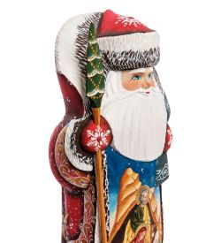 РД- 69 Фигурка Дед Мороз (Резной) 22см