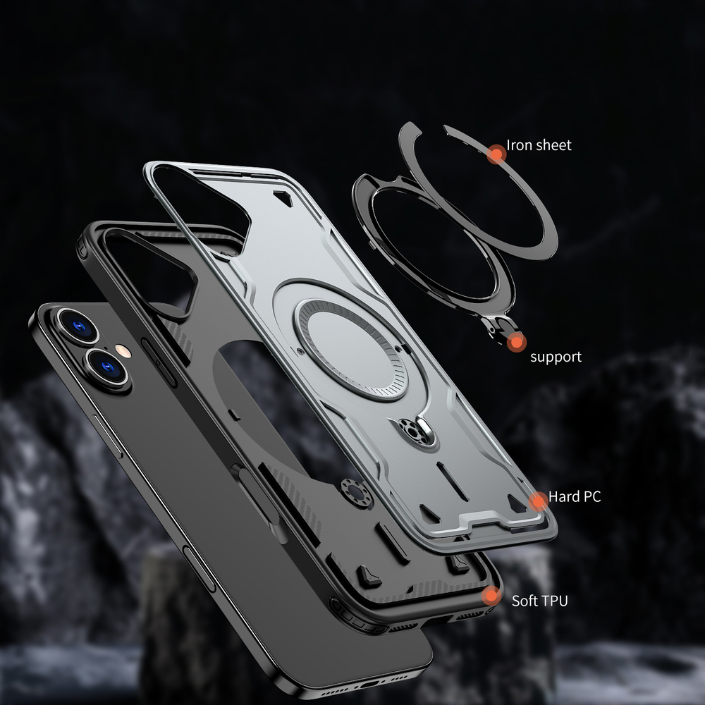 Чехол Magneto Case с кольцом для iPhone 16