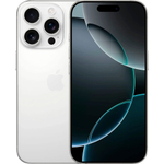 Смартфон Apple iPhone 16 Pro 128 ГБ, Dual: Только eSim, White Titanium (белый титановый)