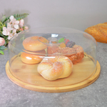 Блюдо с крышкой 28*9см бамбук